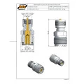 Adaptador de Conversão UHF Fêmea X UHF Macho - KLC-20 - Gav 82 - KLC