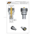Adaptador Reto UHF Macho x BNC Fêmea - KLC-4 - Gav 14 - KLC