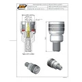 Adaptador de Conversão N Macho X Fêmea - KLC-48 - Gav 118 - KLC