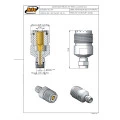 Adaptador de Conversão Fêmea UHF Reto e Macho SMA - KLC-54 - Gav 119 - KLC