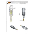 Adaptador BNC Fêmea X SMA Fêmea Vedado - Gav 22 - KLC-84