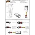 Conector N 50ohms Fêmea Reto Prensa Cabo Rg/rgc-58 - Cf-3E