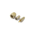 Conector UHF Mini Macho Reto Cabo Crimpagem RG-58 Pino Fixo - KM-8M - Gav 145 - KLC