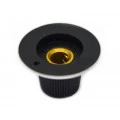 Knob Seta Preto - KN-135B