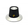 Knob Seta Preto - KN-135B