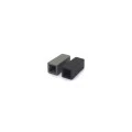Knob Tecla Quadrada Longa 3,3 x 3,3mm - Preto ou Cinza