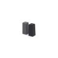 Knob Tecla Quadrada Longa 3,3 x 3,3mm - Preto ou Cinza
