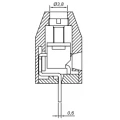 Borne de uso geral com 8 vias CBM008 passo de 5.08mm