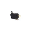 Chave Micro Switch com 3 Terminais e Haste com Roldana de 14MM 16A/250Vac Preto - KW11-7-2
