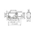 Chave Micro Switch com 2 Terminais 16A/250V - KW11-7-1