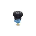 Chave Push-Button 110 a 220V Liga-(Liga) IP67 com Led Azul e Vermelho - L19F-11EPM-AA