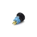 Chave Push-Button 110 a 220V Liga-(Liga) IP67 com Led Azul e Vermelho - L19F-11EPM-AA