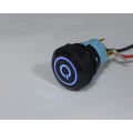 Chave Push-Button 110 a 220V Liga-(Liga) IP67 com Led Azul e Vermelho - L19F-11EPM-AA