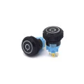 Chave Push-Button 110 a 220V Liga-(Liga) IP67 com Led Azul e Vermelho - L19F-11EPM-AA