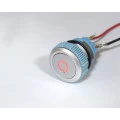 Chave Push-Button 110 a 220V Liga-(Liga) IP67 com Led Azul ou Vermelho - L22F11EPMAA