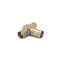 Adaptador BNC em T 50 OHms Tripla Fêmea - LA-7 - Gav 26 - KLC