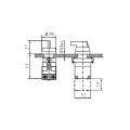 Botão Controlador 3 Posições Fixas com Knob Longo - LA39-11XB/3 - JNG