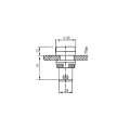 Botão de Comando Monobloco 10A/600Vca LA39J-11B - Em 3 Cores