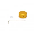 Tampa em alumínio para FootSwitch Alloy Candy Topper Cor Laranja