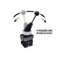 Chave Manipuladora 10(6)A 400V - 2 Posições com Retorno ao Centro - LAY5-PA22 - JNG