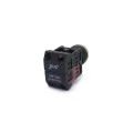 Botão Pulsador sem LED com Bloco de Contato 1NA+1NF - Vermelho - LAY80-PA45