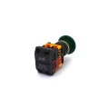 Botão de Emergência Tipo Cogumelo Pulsador 40mm Verde - LAY80-PC35 - JNG
