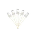 Led Pisca 5mm Transparente - Diversas Cores - L-517