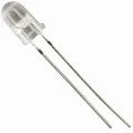 Led Pisca 5mm Tricolor (Azul - Verde - Vermelho) 3V Transparente Alto Brilho