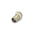 Conector BNC 50 Ohms Fêmea Reto Painel c/ Terminal de Aterramento - LF-11 - Gav 07 - KLC