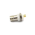 Conector BNC 50 Ohms Fêmea Reto Painel c/ Terminal de Aterramento - LF-11 - Gav 07 - KLC