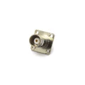 Conector BNC 50 Ohms Fêmea Reto Painel Base Quadrada 17,50mm - LF-2 - Gav 12 - KLC