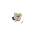 Conector BNC 50 Ohms Fêmea Reto Cabo Painel Prensa Cabo RG-59 Base Quadrada 17,50mm - LF-41 - Gav 143 - KLC