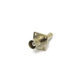Conector BNC 50 Ohms Fêmea Reto Cabo Painel Crimpagem RG-58 Pino Fixo Base Quadrada 17,50mm - LF-4CR - Gav 130 - KLC