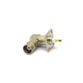 Conector BNC 50 Ohms Fêmea Angular Painel Base Quadrada 17,50mm - LF-7 - Gav 23 - KLC