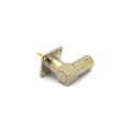 Conector BNC 50 Ohms Fêmea Angular Painel Base Quadrada 17,50mm - LF-7 - Gav 23 - KLC