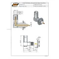 Conector BNC 50 Ohms Fêmea Angular para Painel LF-6 - Gav 06 - KLC