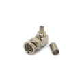 Conector BNC 75 Ohms Macho Angular para Cabo Crimpagem RG-59 e RGC-59 - Gav 01 - LM-101