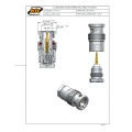 Conector BNC 50 Ohms Macho Reto Carga 50 Ohms (Terminador) - LM-1C - Gav 67 - KLC