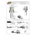Conector BNC 75 Ohms Macho Reto Cabo Crimpagem RG-59 - LM-75 - Gav 78 - KLC