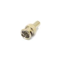 Conector BNC 75 Ohms Macho Reto Cabo Crimpagem RG-59 - LM-75 - Gav 78 - KLC