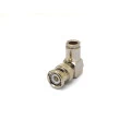 Conector BNC 50 Ohms Macho Angular Prensa Cabo RG/RGC-59 - LM-9-1- Gav 03 - KLC