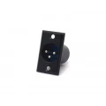 Conector Canon Macho 3 Pinos para Painel - LS-1024