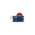 Módulo Botão Push-Button com Capa Vermelha 12mm e 3 Pinos - GC-263