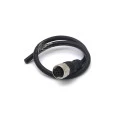 Conector M12 IP68 Fêmea 8 Vias com Rabicho - MA12FAHD08ST03CB25