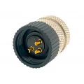 Conector M12 à Prova D'Água Fêmea 3 Vias - MB12FAAFF03ST