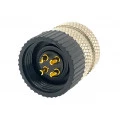 Conector M12 à Prova D'Água Fêmea 4 Vias - MB12FAAFF04ST 