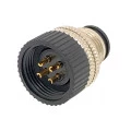 Conector M12 à Prova D'Água Macho 4 Vias - MB12MAAFF04ST