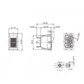 Chave Gangorra / Tecla Plástica Bipolar 15A/120V 14.201 Liga/Liga MFT1FP1Q - Margirius