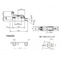 Chave Micro Switch com Haste e Roldana 20A/120Vac IR/E3 MG-2606 - Margirius