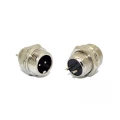 Conector Mini Mike Macho para Painel - 2 a 7 Vias - YLF002/XP